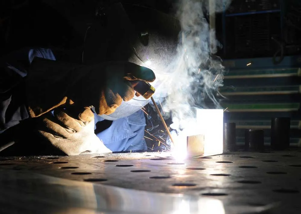 Conbrako welder at work
